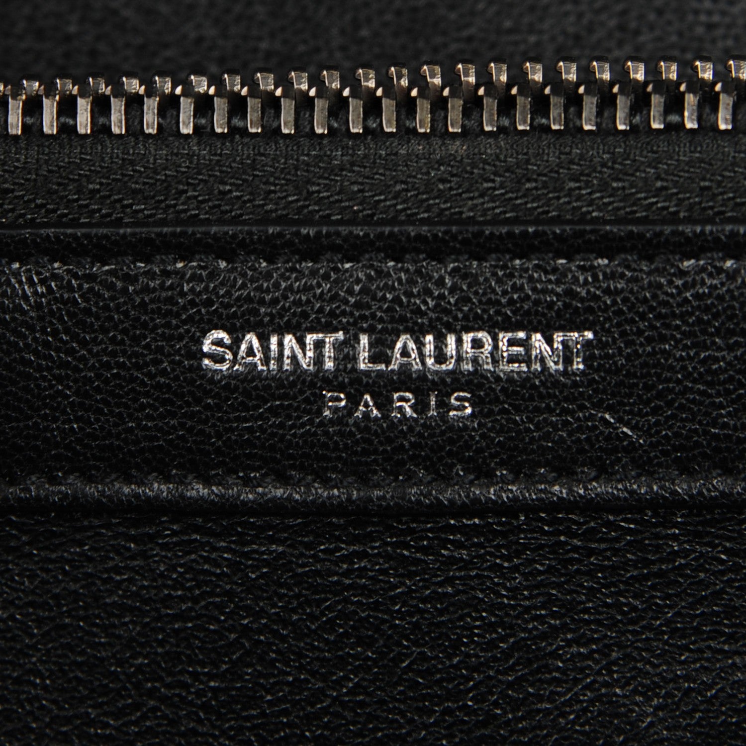 Saint Laurent Sheepskin Matelasse Chevron Monogram Large College Satchel Black 6 of 8