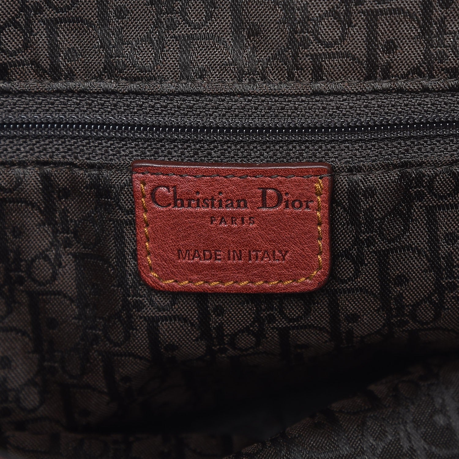 Christian Dior Calfskin Medium Gaucho Double Saddle Bag Red 6 of 13