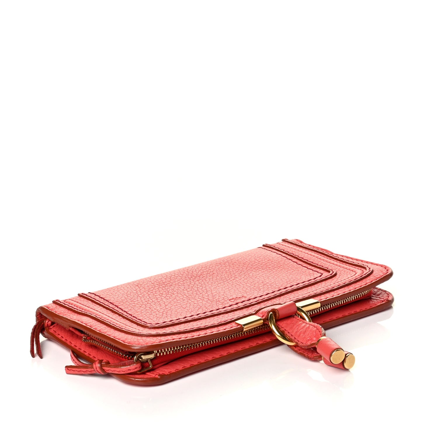 Calfskin Marcie Long Continental Flap Wallet