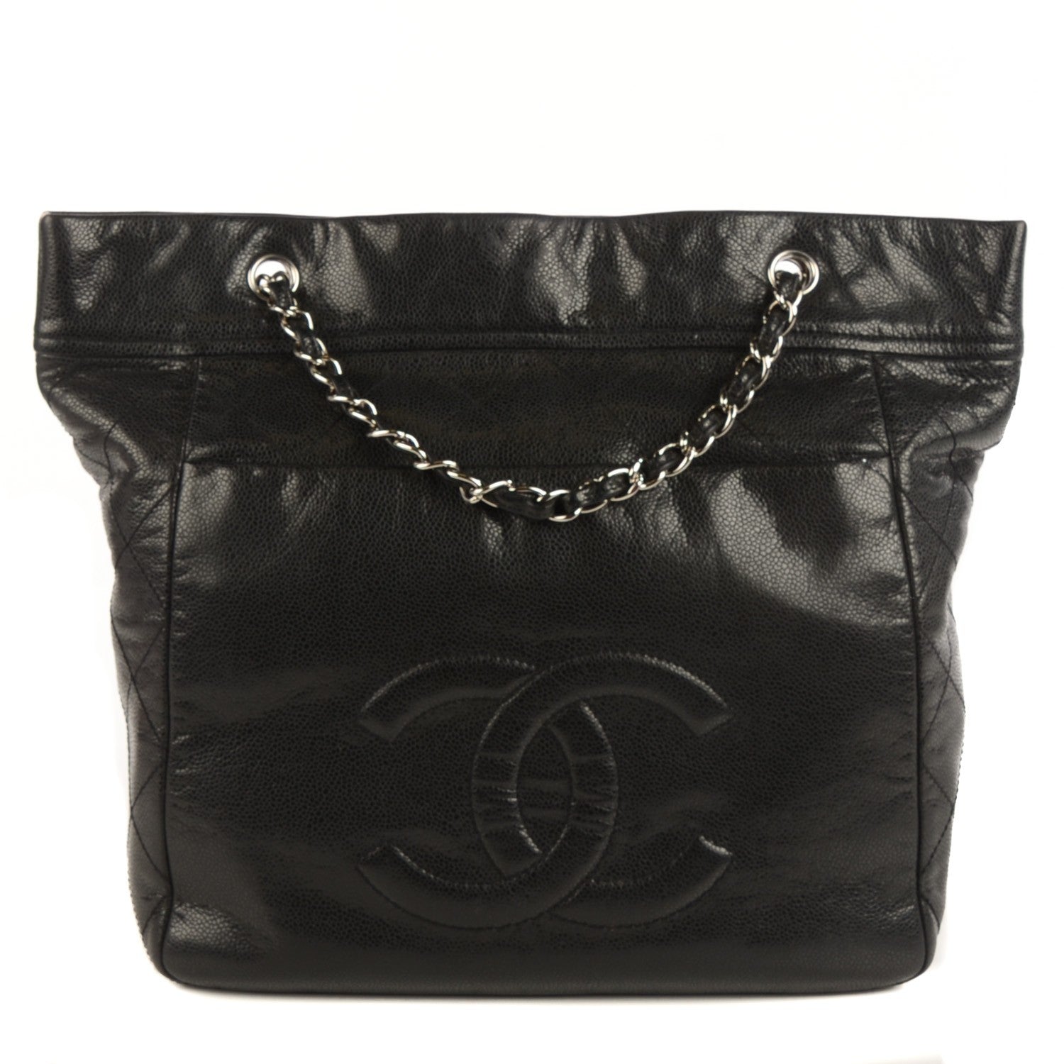 Chanel Soft Caviar Large Timeless CC Shoulder Bag Black 1 of 7