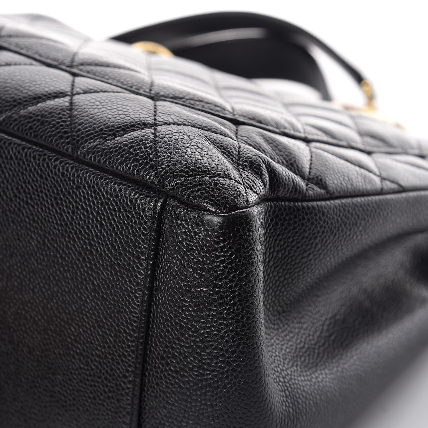 Chanel Caviar Quilted Grand Shopping Tote GST Black 10 of 14