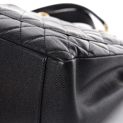 Chanel Caviar Quilted Grand Shopping Tote GST Black 10 of 14