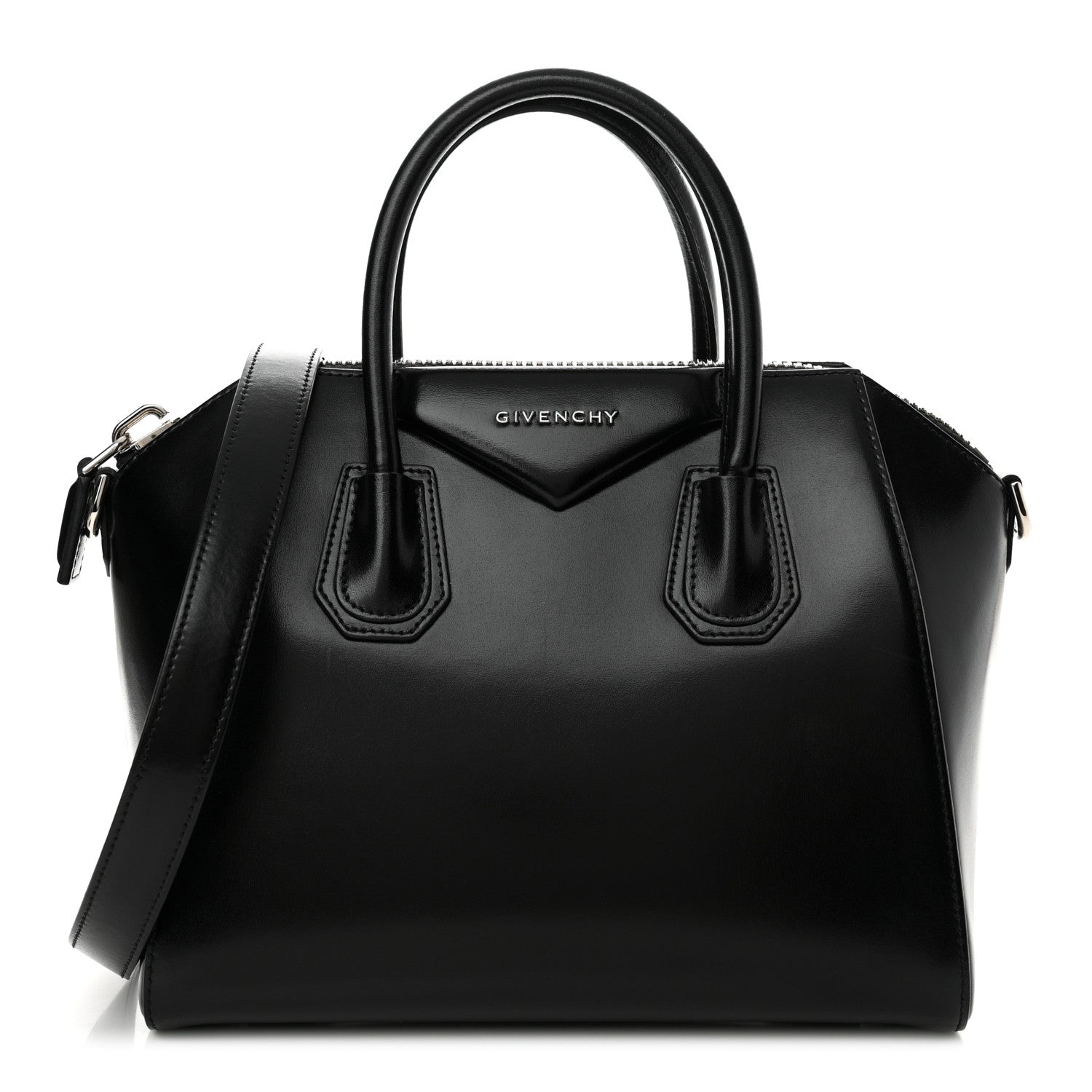 Givenchy Shiny Lord Calfskin Small Antigona Black 1 of 14