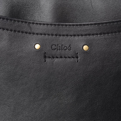 Chloe Calfskin Suede Small Roy Bag Black 6 of 8