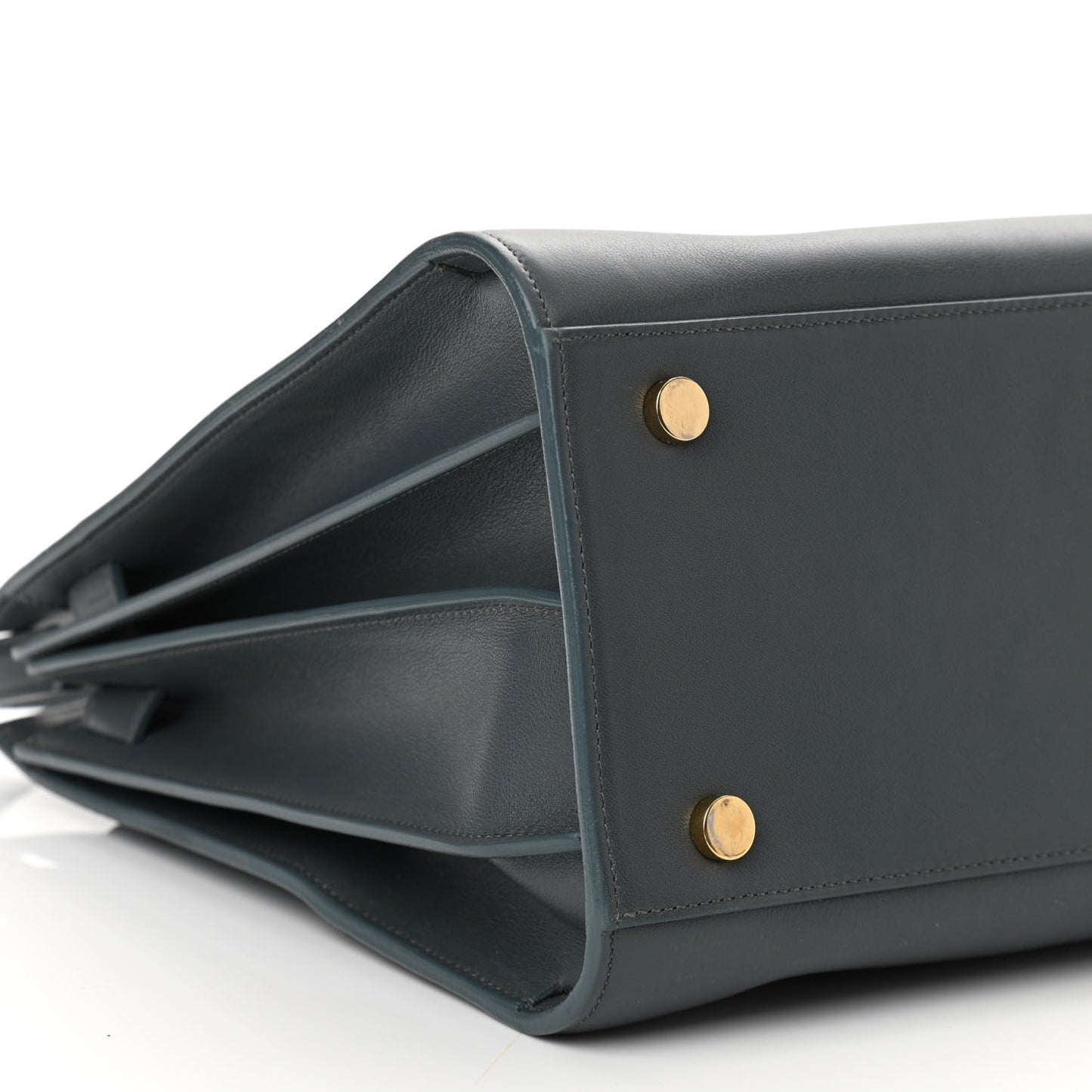 Calfskin Small Classic Sac De Jour Petrol