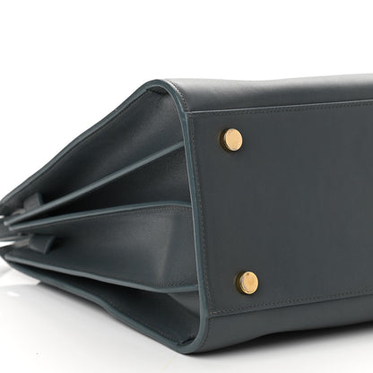 Saint Laurent Calfskin Small Classic Sac De Jour Petrol 7 of 9