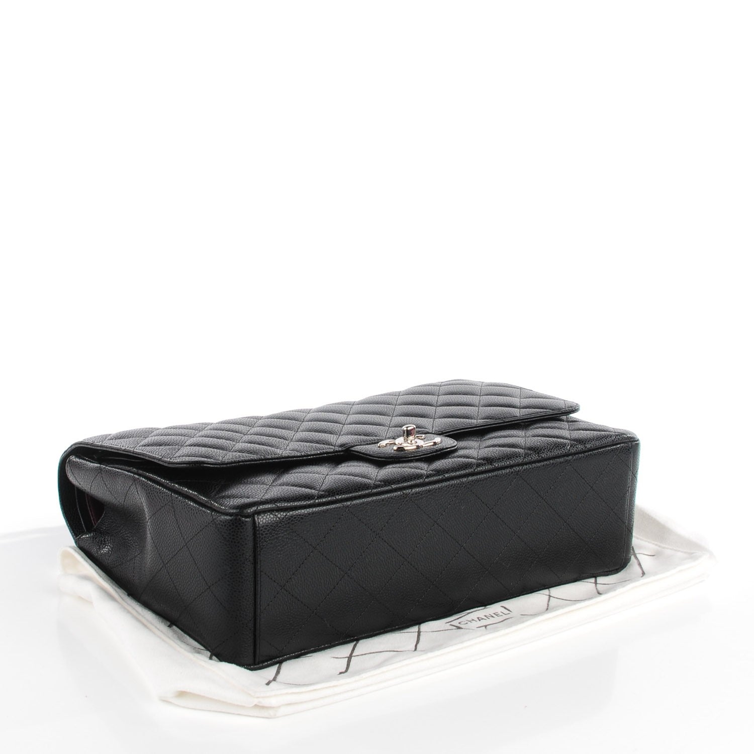 Chanel Caviar Quilted Maxi Double Flap Black 4 of 10
