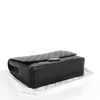 Chanel Caviar Quilted Maxi Double Flap Black 4 of 10