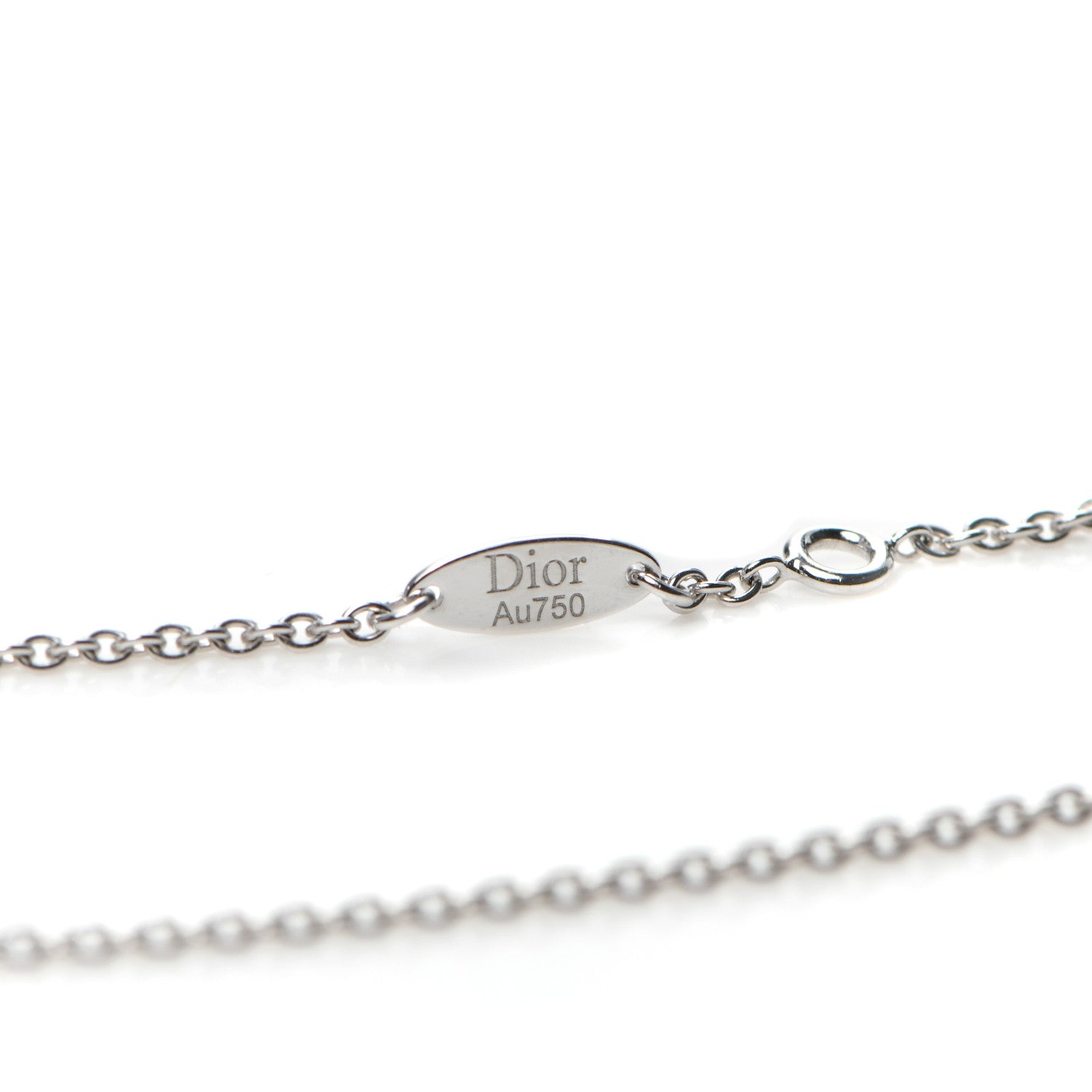 Christian Dior 18K White Gold Diamond Enamel Rose Des Vents Bracelet Pink 5 of 7