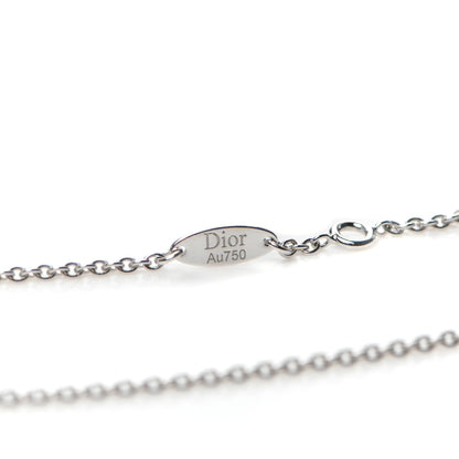 Christian Dior 18K White Gold Diamond Enamel Rose Des Vents Bracelet Pink 5 of 7
