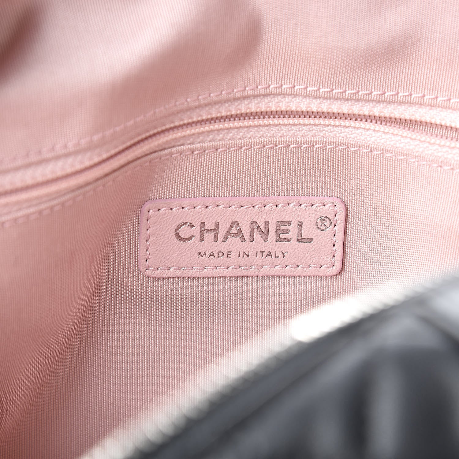 Chanel Lambskin Quilted Messenger Bag Black 6 of 10