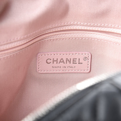Chanel Lambskin Quilted Messenger Bag Black 6 of 10