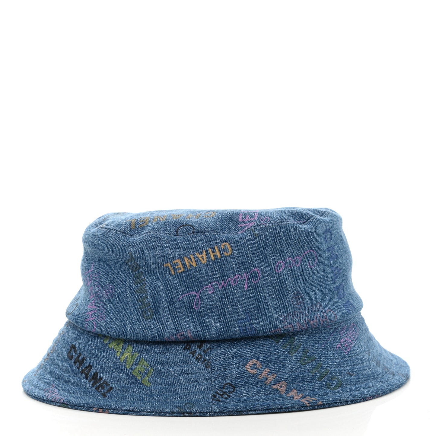 Denim Mood Cloche Bucket Hat L Blue