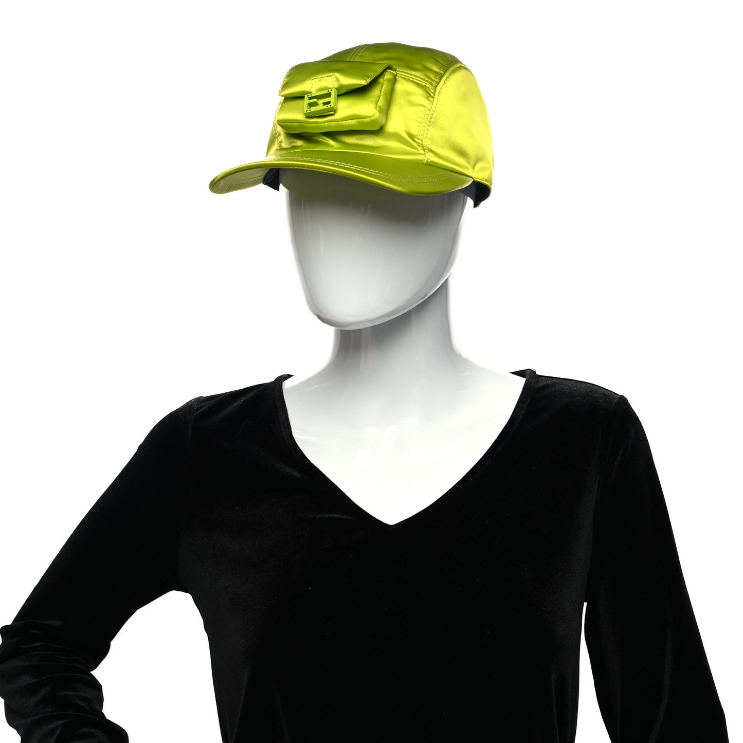 Nylon Cotton Baguette Pocket Baseball Hat Wasabi