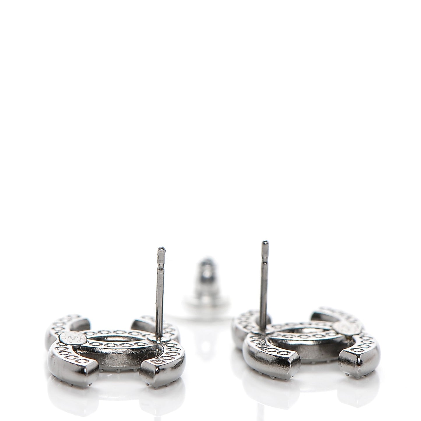 Ruthenium Crystal CC Earrings