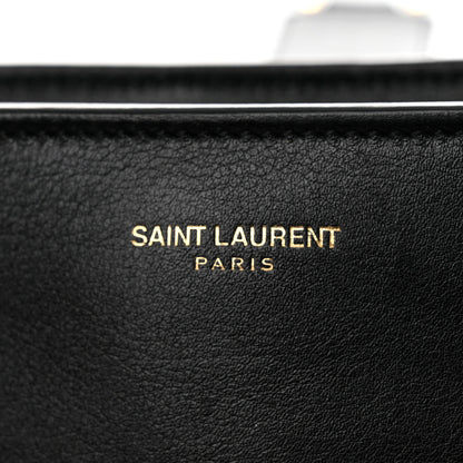 Saint Laurent Smooth Calfskin Small Cabas Monogram Black 6 of 10