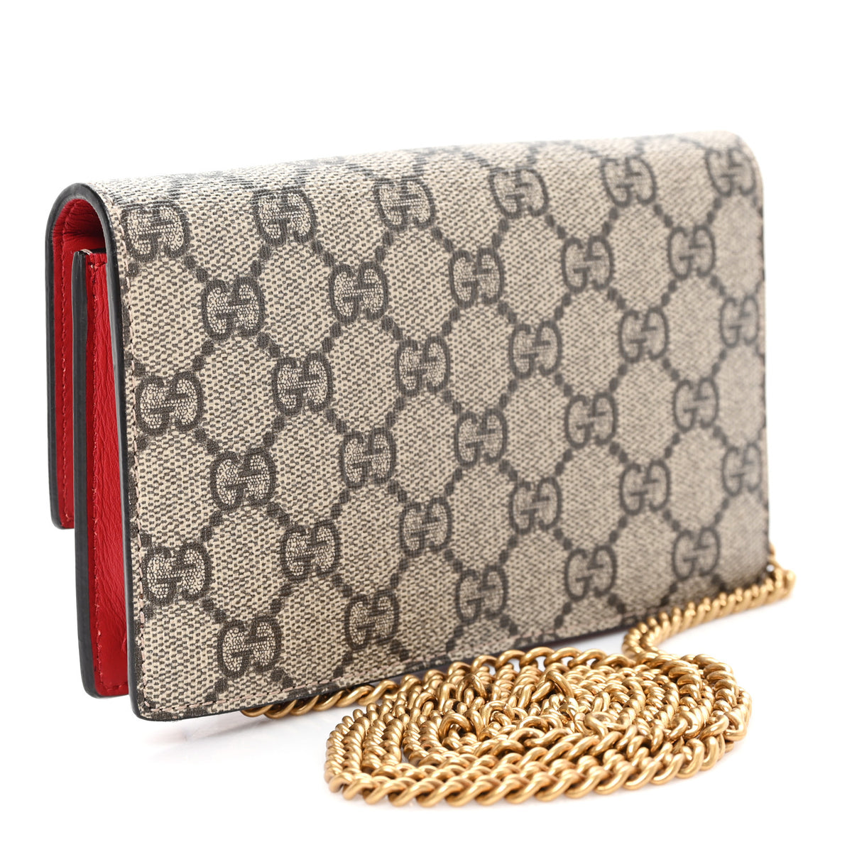 Gucci GG Supreme Monogram Mini Cherry Chain Bag 3 of 9