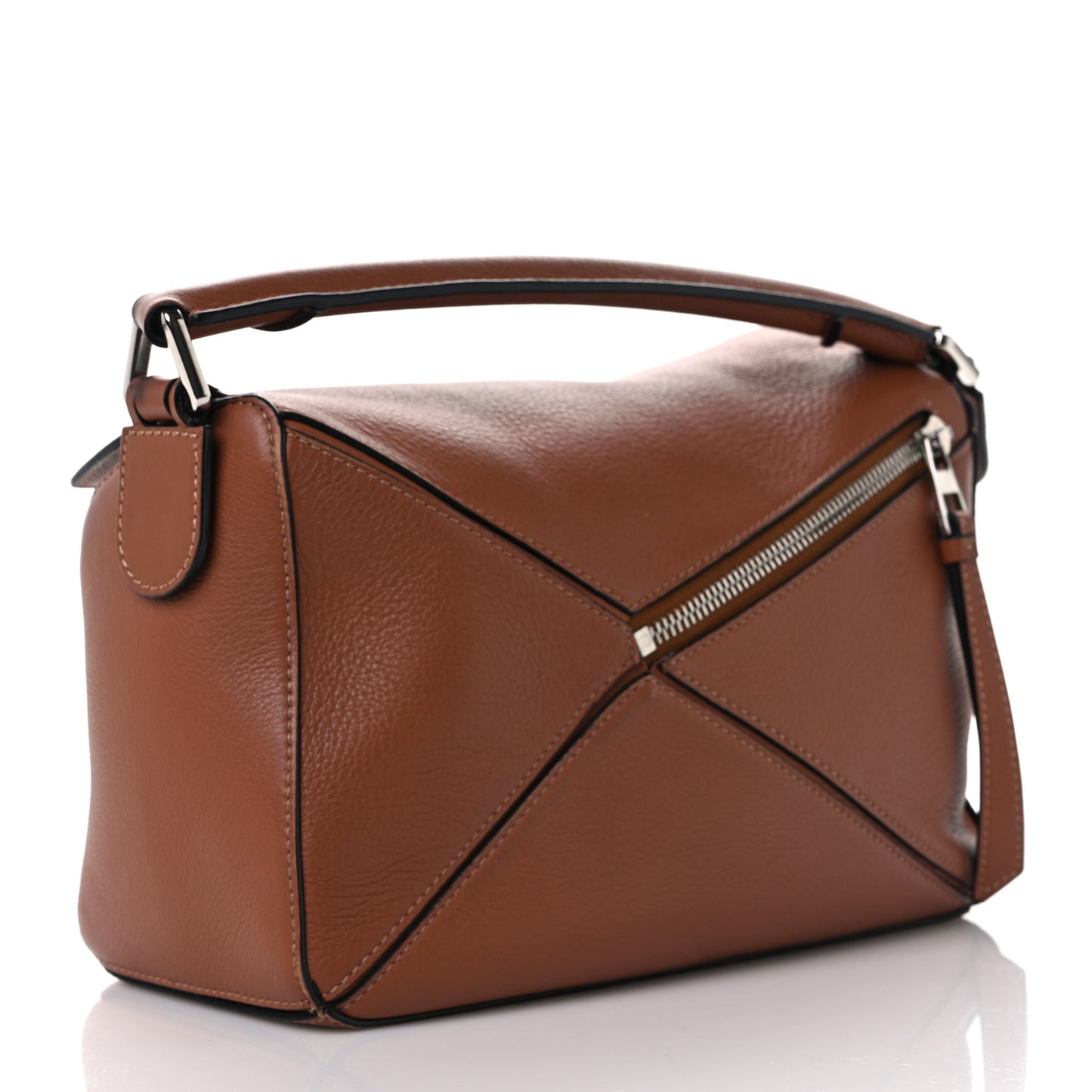 Calfskin Small Puzzle Bag Tan