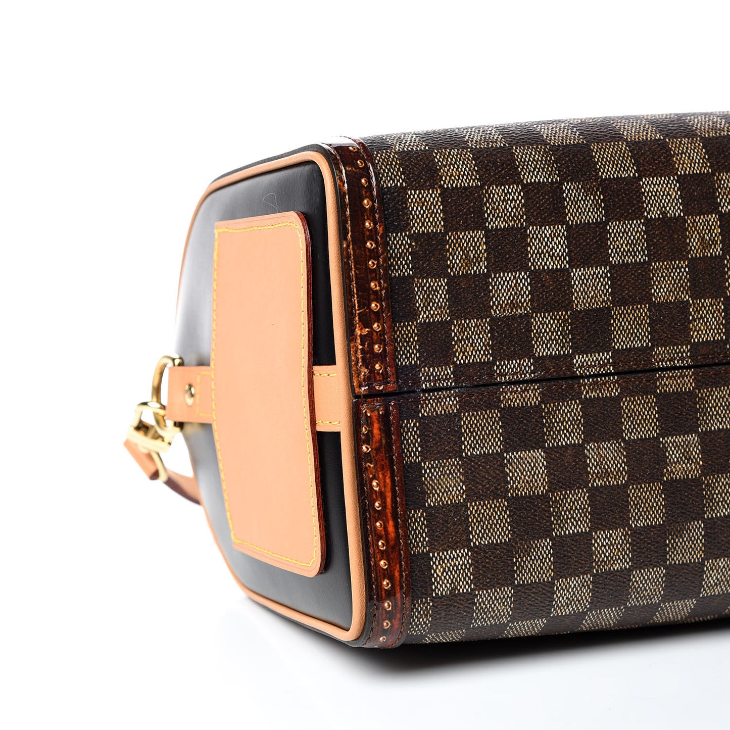 Transformed Damier Ebene Time Trunk Speedy Bandouliere 25 Black