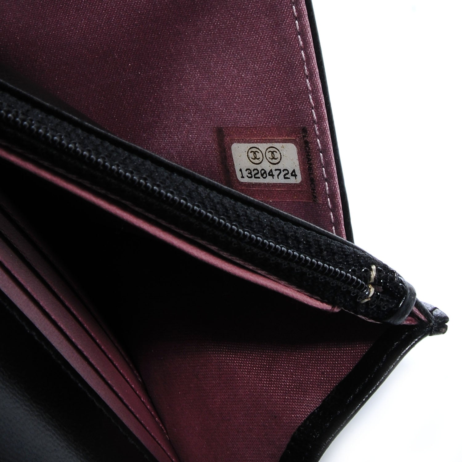 Chanel Lambskin Camellia Wallet on Chain WOC Black 8 of 8