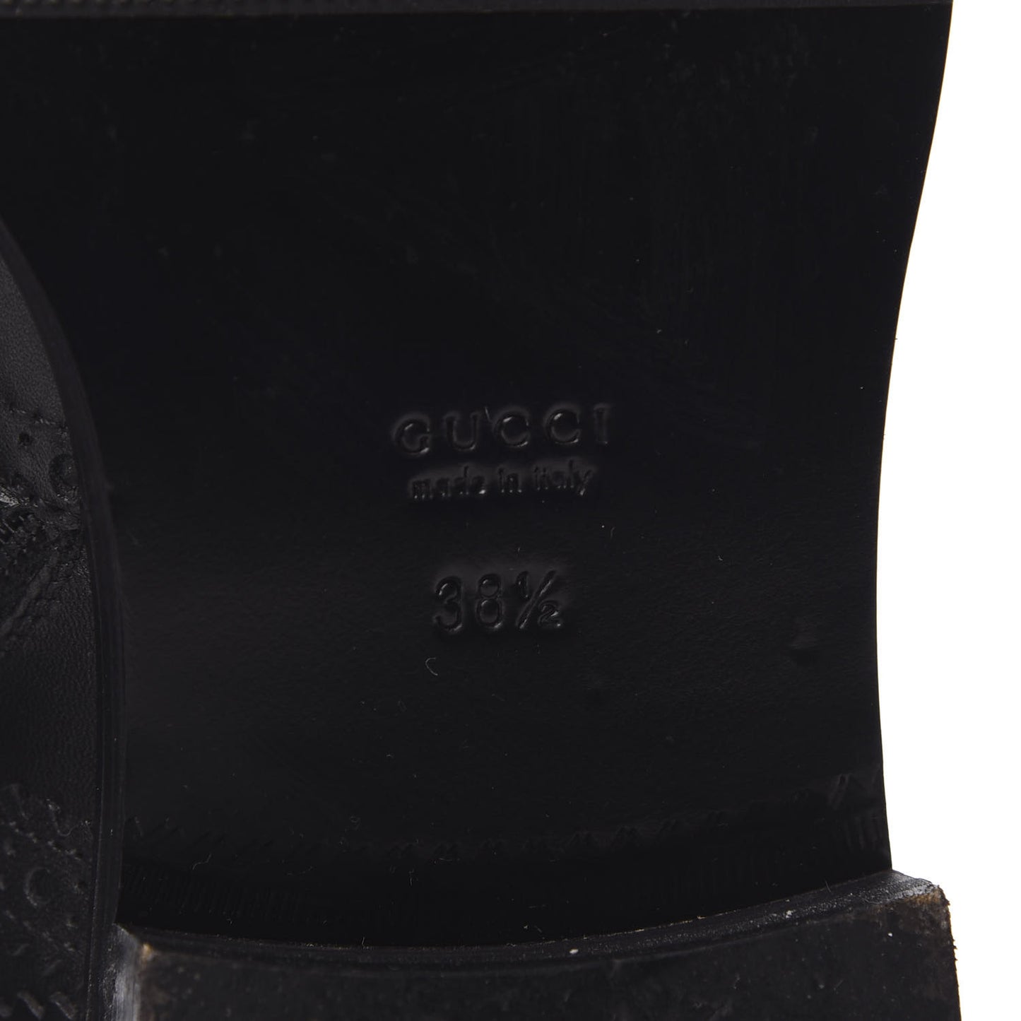 Calfskin Womens Queercore Brogue Wingtip Boots 38.5 Black