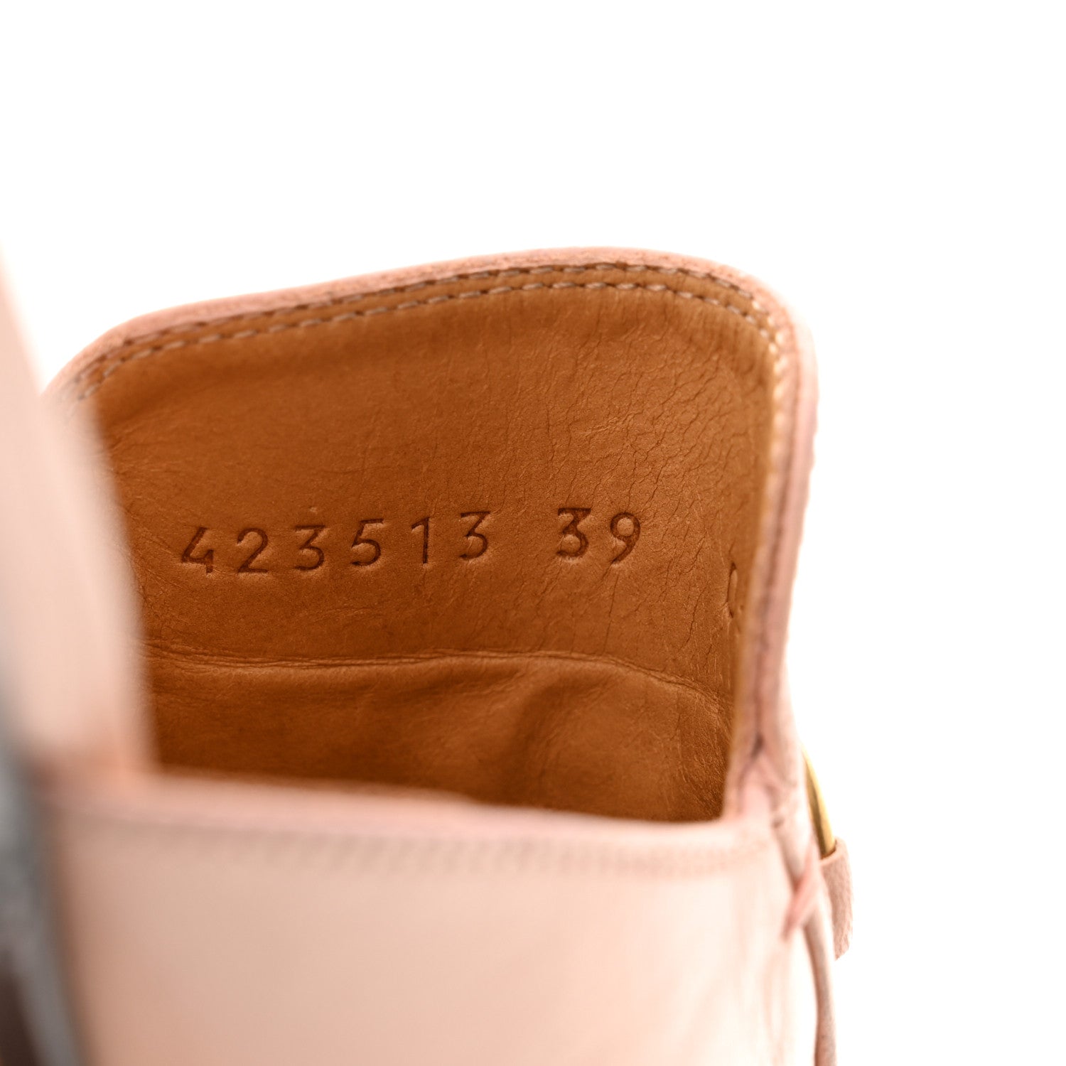 Gucci Malaga Kid Womens Princetown Slippers 39 Skin Rose 8 of 8