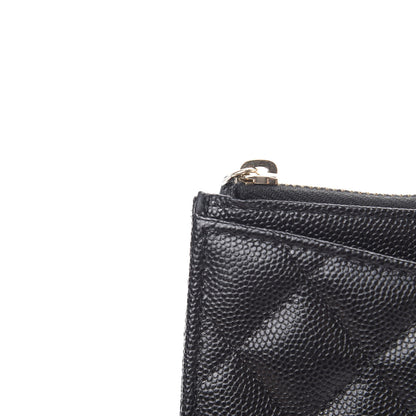 Chanel Caviar Quilted Classic Zip Pouch Black 8 of 9