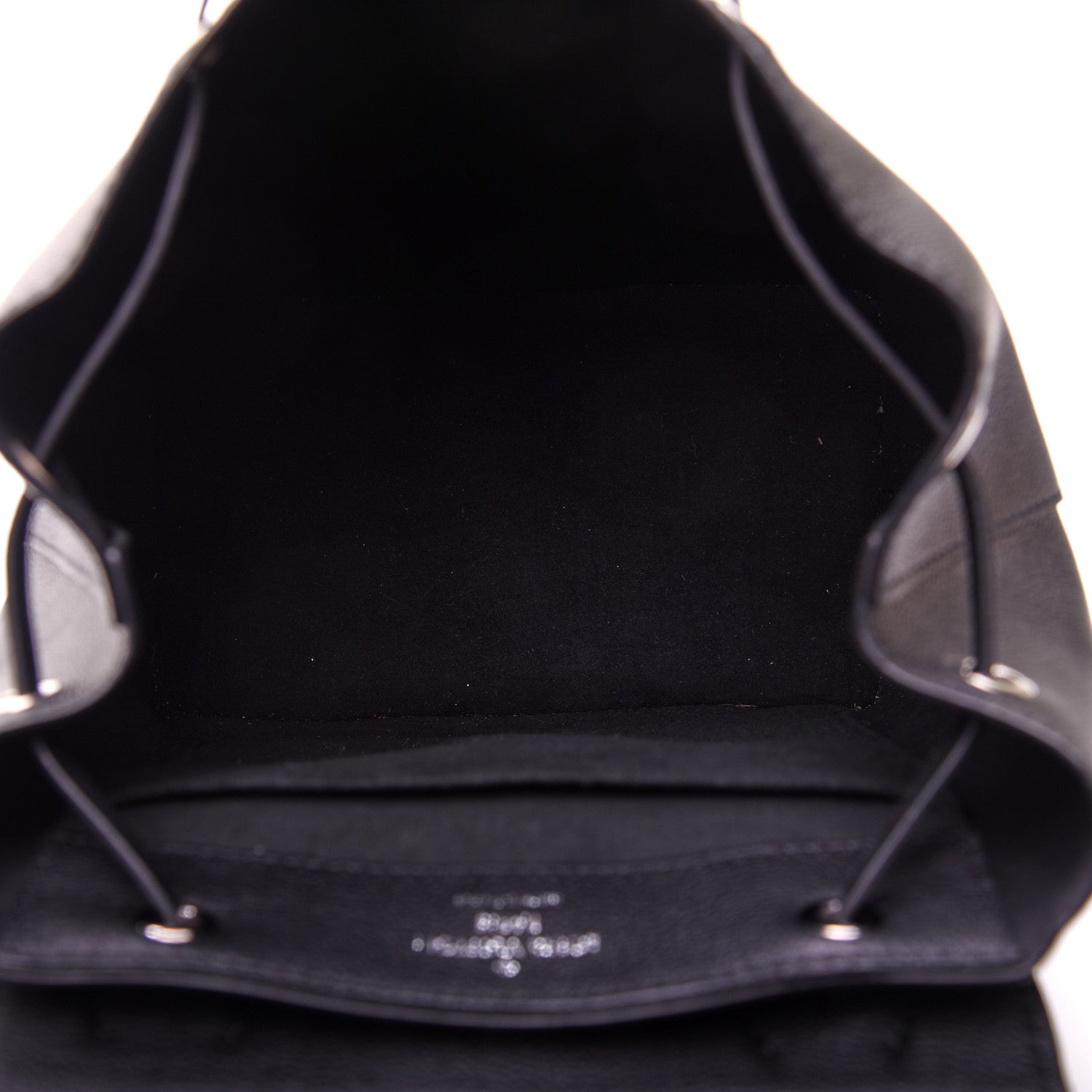 Louis Vuitton Calfskin Lockme Backpack Black 4 of 12
