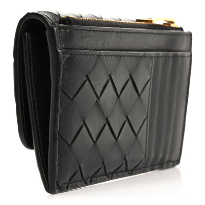 Bottega Veneta Nappa Intrecciato Andiamo Large Flap Wallet Black 3 of 9