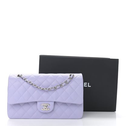 Chanel Caviar Quilted Medium Double Flap Light Purple 12 of 12