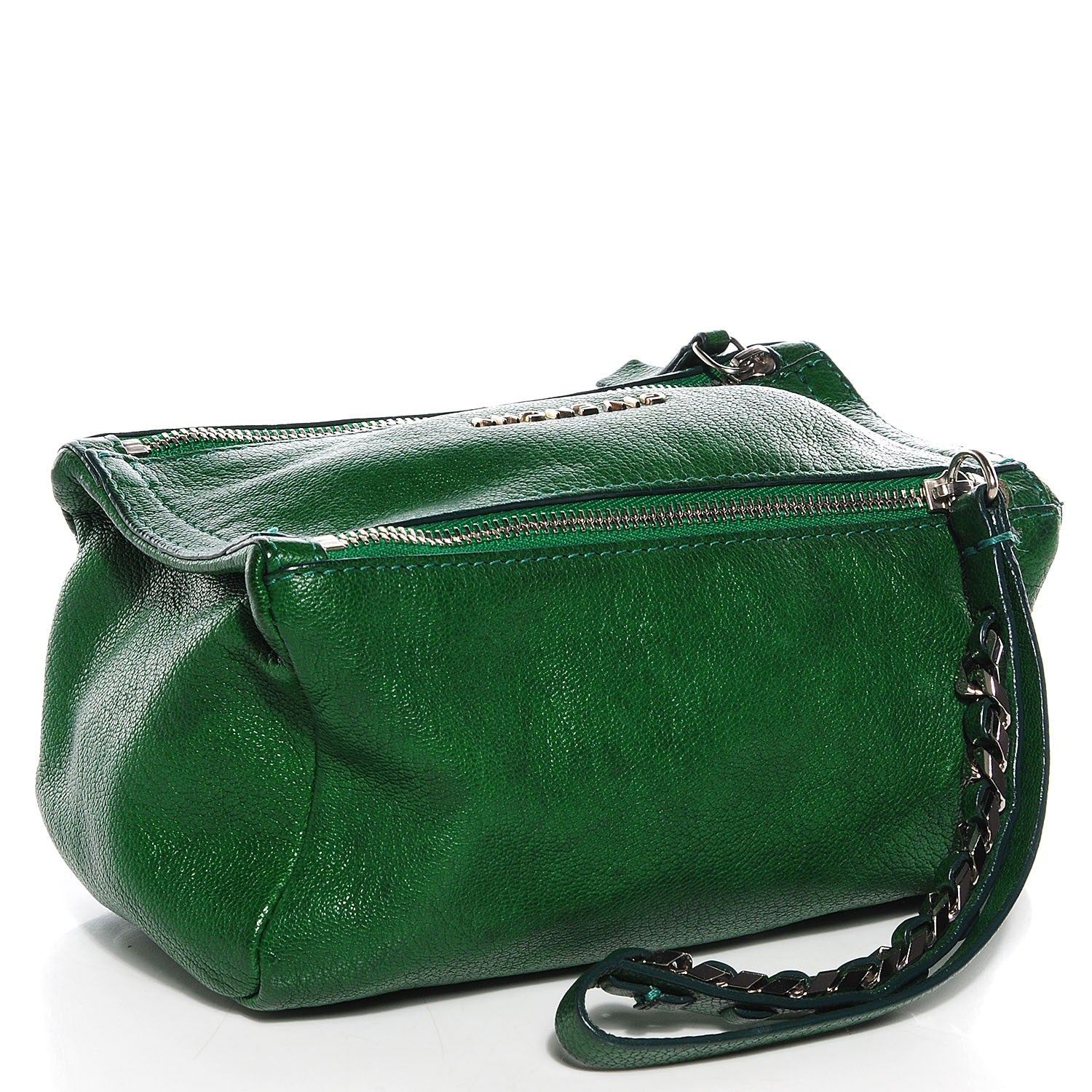 Givenchy Sugar Goatskin Pandora Wristlet Emerald 3 of 10