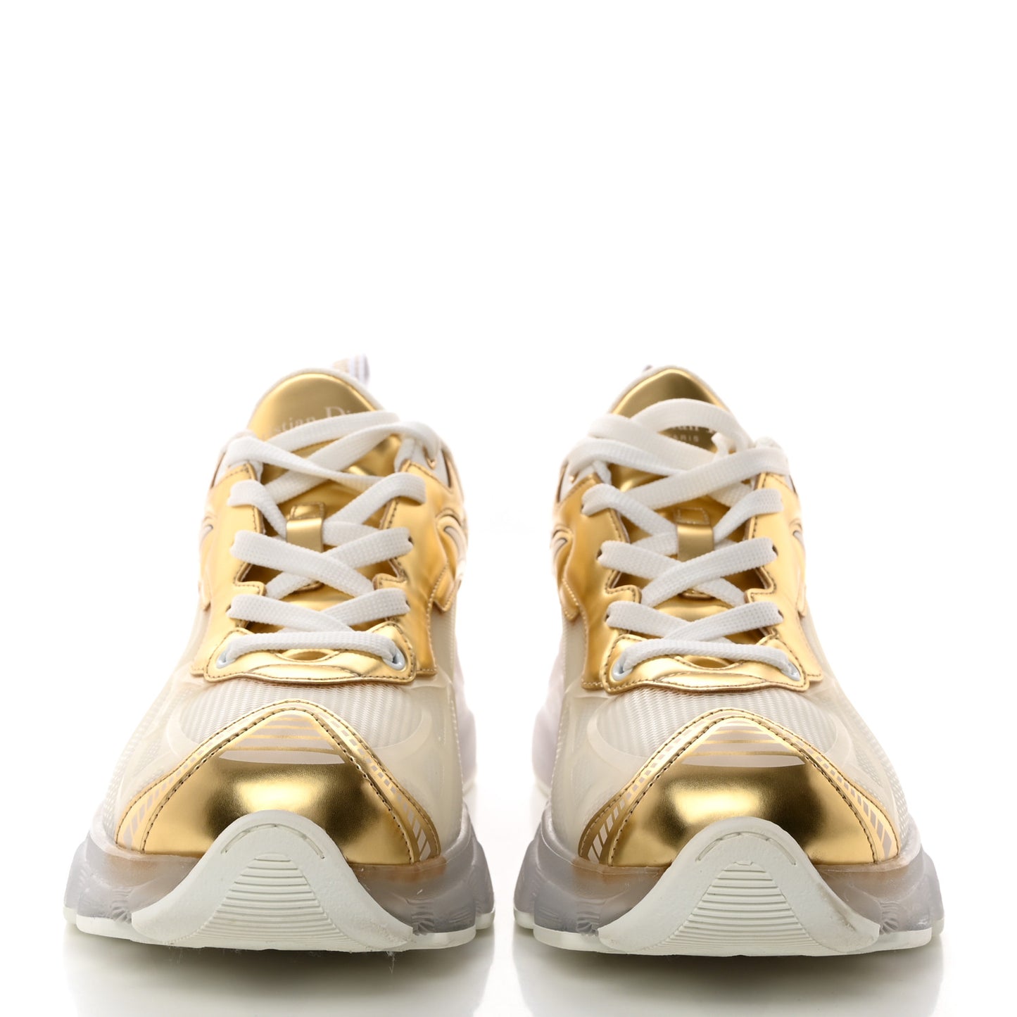 Matte Technical Fabric Mesh Dior Vibe Sneakers 41 White Gold