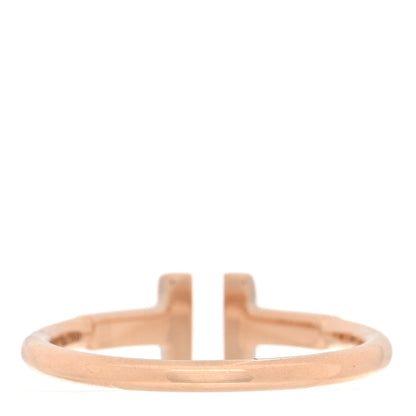 Tiffany 18K Rose Gold T Wire Ring 50 5.5 3 of 4