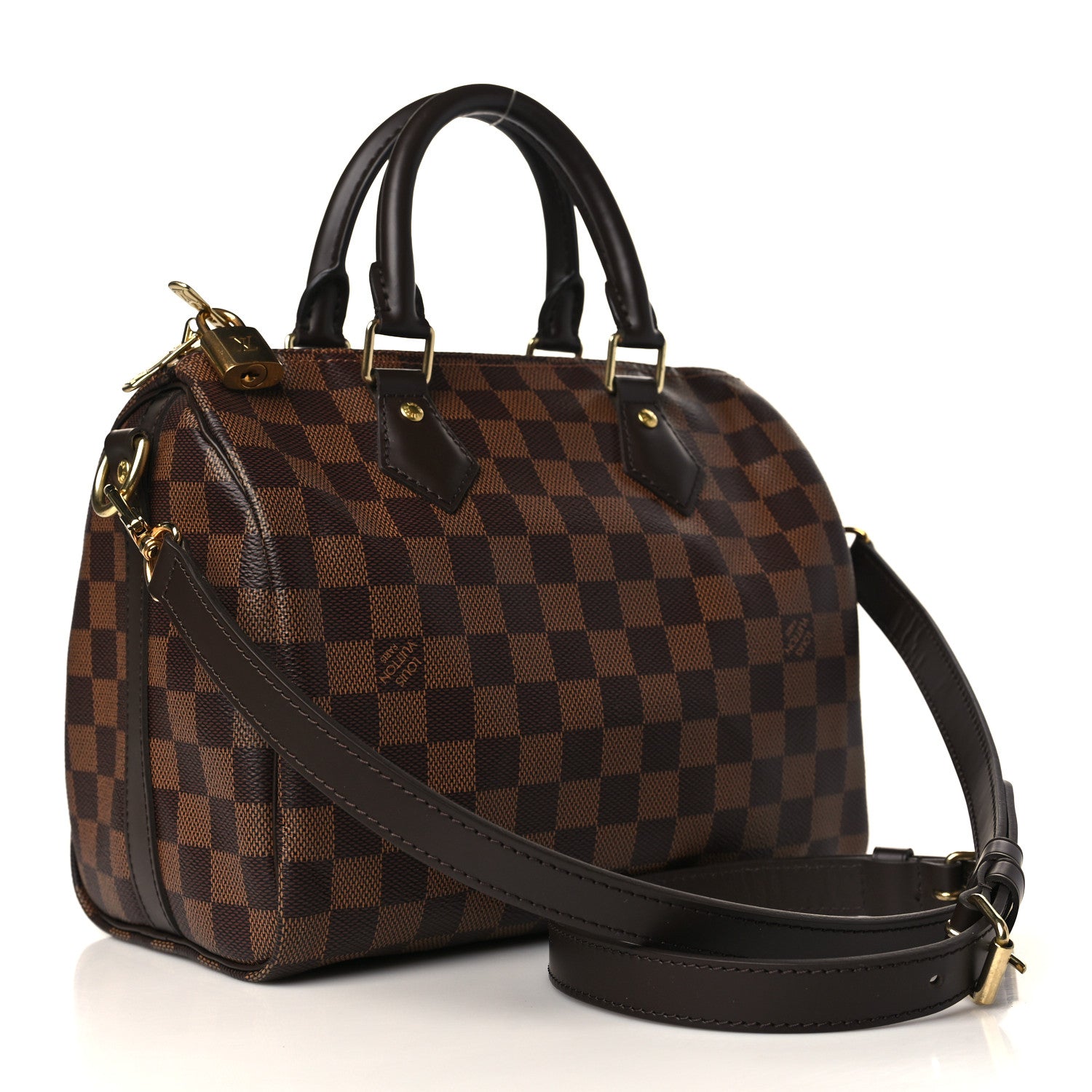 Louis Vuitton Damier Ebene Speedy Bandouliere 25 4 of 9