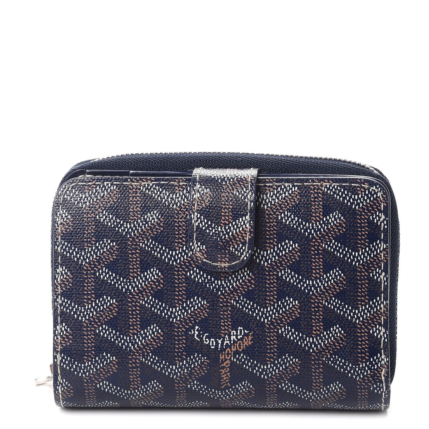 Goyard Goyardine Tuileries Wallet Navy 1 of 9