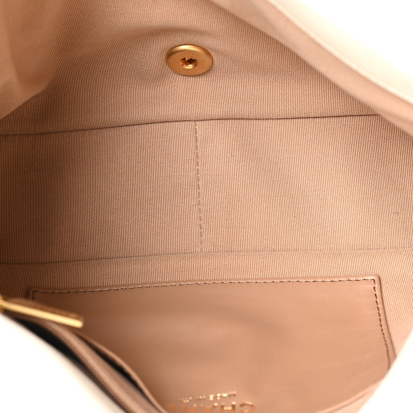 Caviar Quilted Mini Flap White