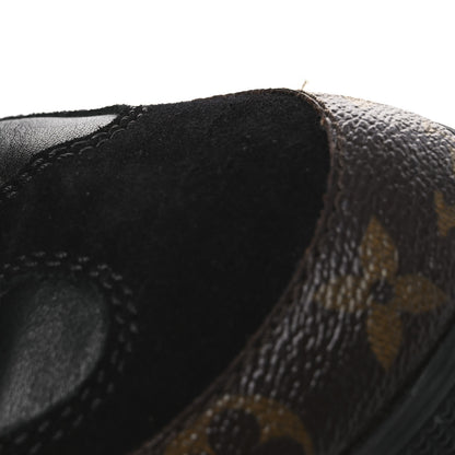 Louis Vuitton Suede Calfskin Monogram World Tour Platform Desert Boots 36.5 Black 11 of 14