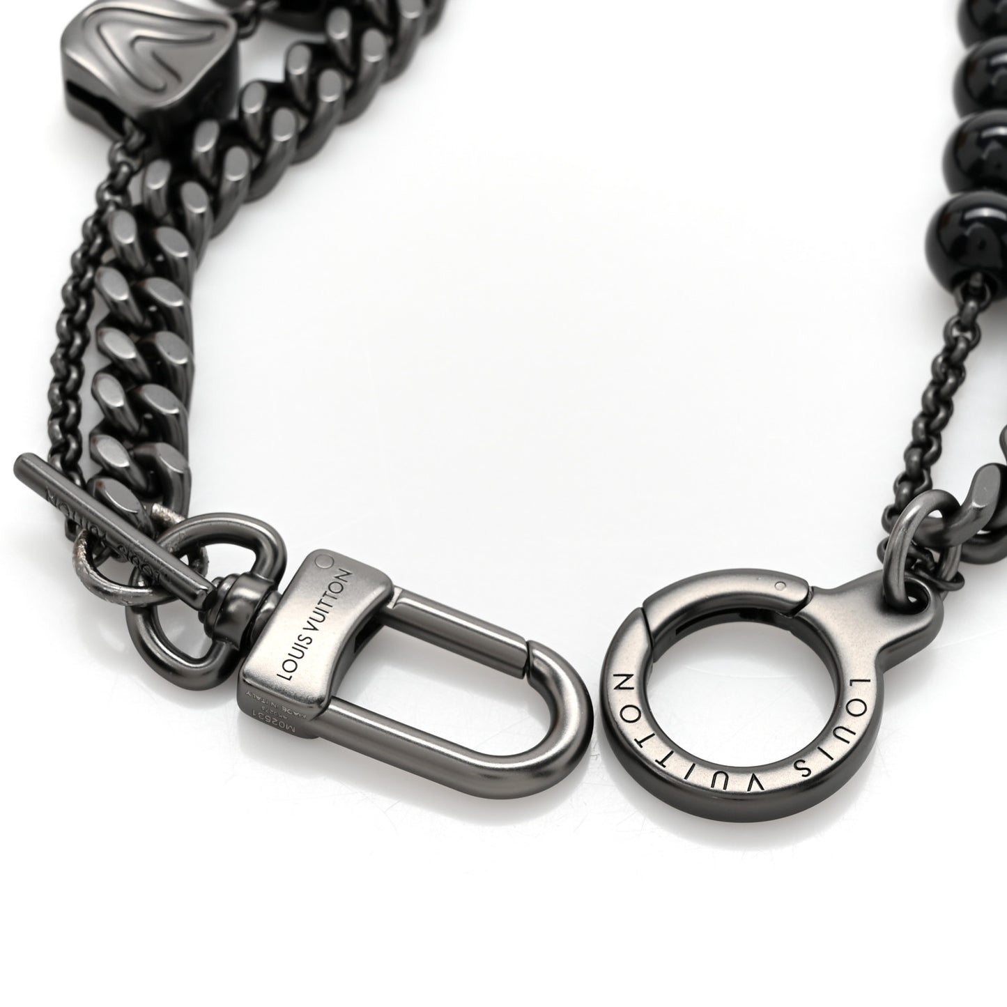 Ruthenium Vuitton Chain Belt