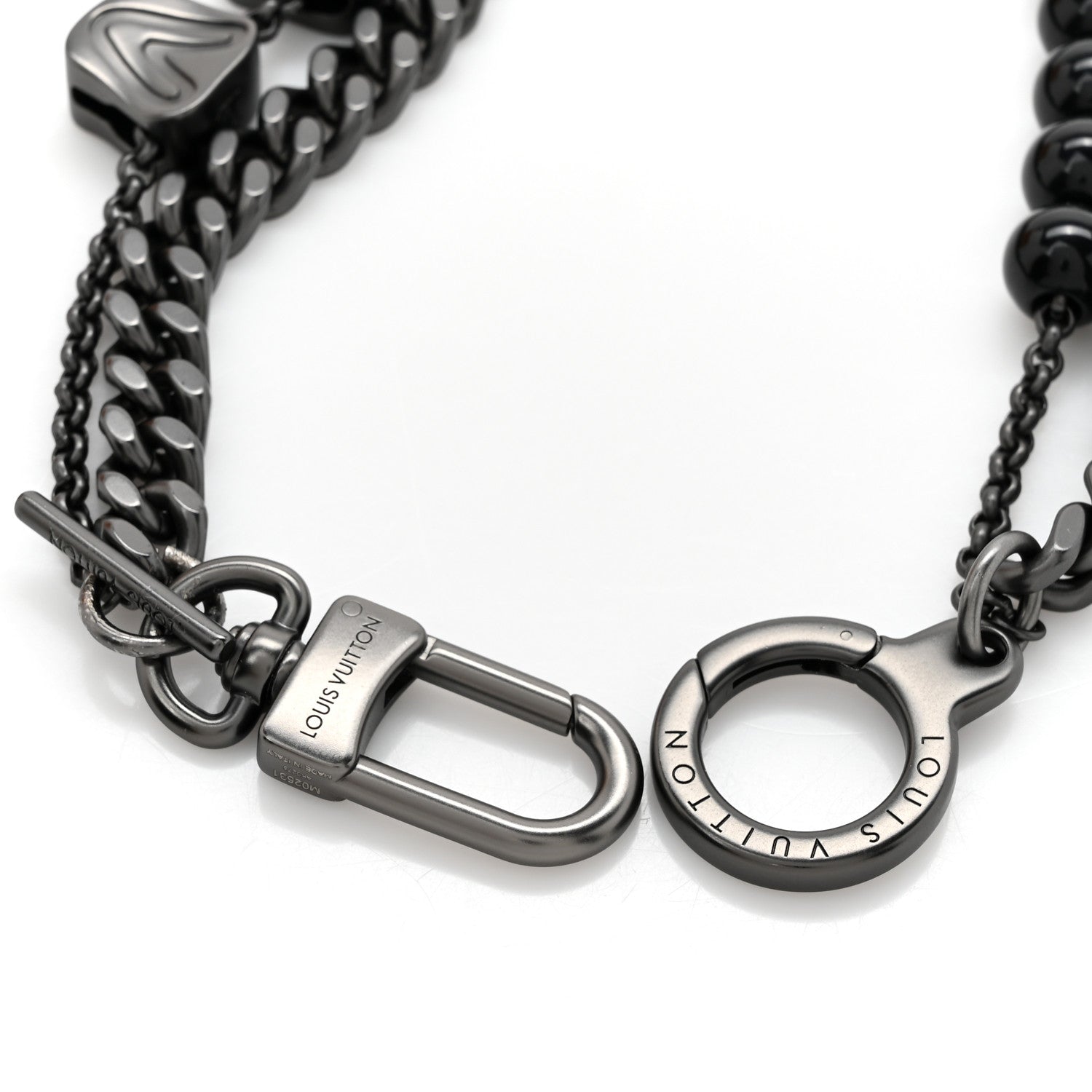 Louis Vuitton Ruthenium Vuitton Chain Belt 4 of 6