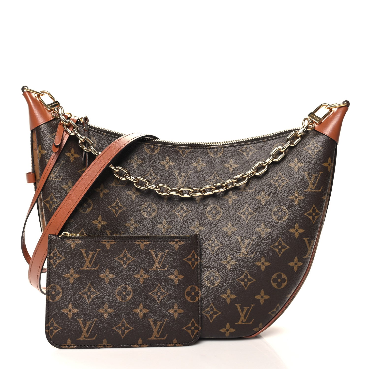 Louis Vuitton Reverse Monogram Loop Hobo 2 of 9