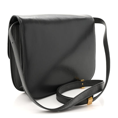 Celine Box Calfskin Medium Classic Box Flap Bag Anthracite 3 of 14