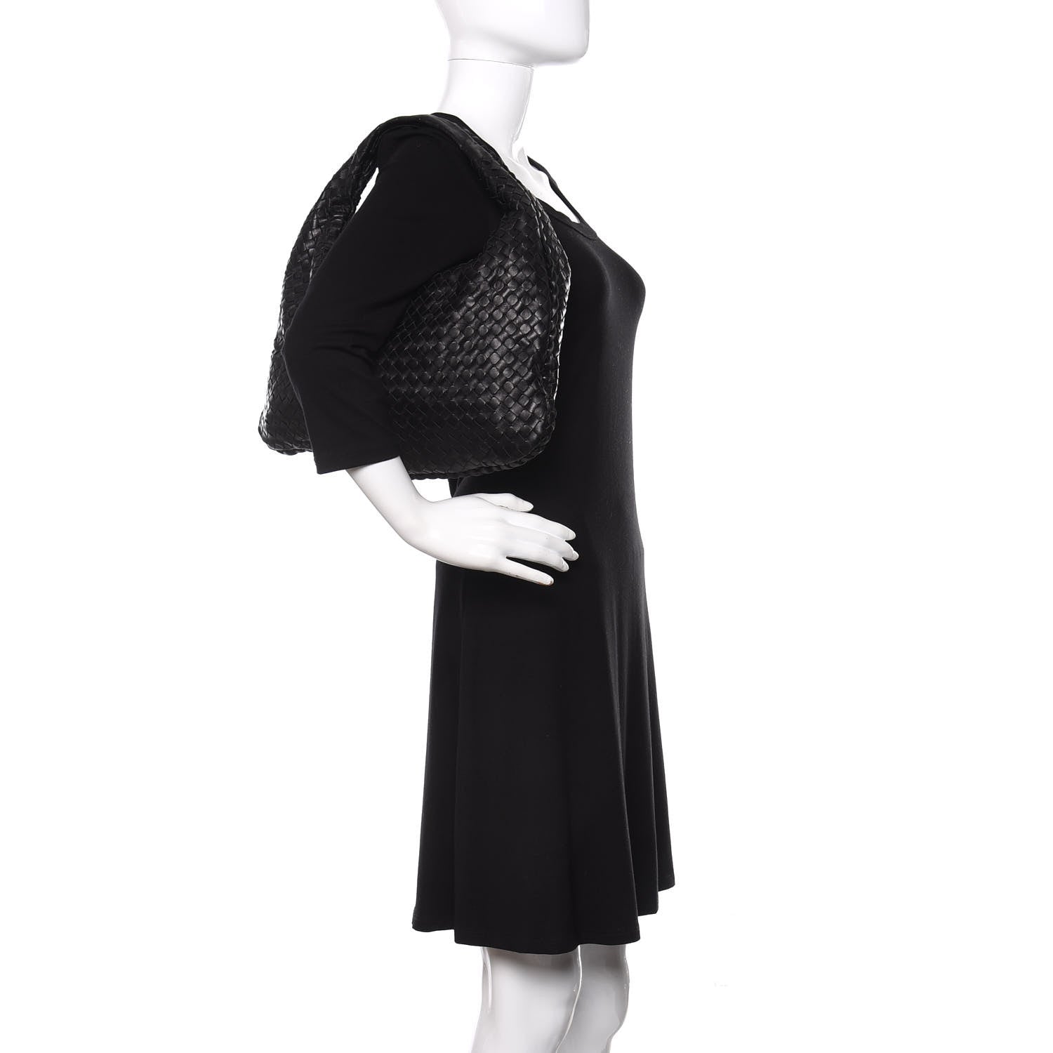 Bottega Veneta Nappa Intrecciato Medium Veneta Hobo Black 2 of 10