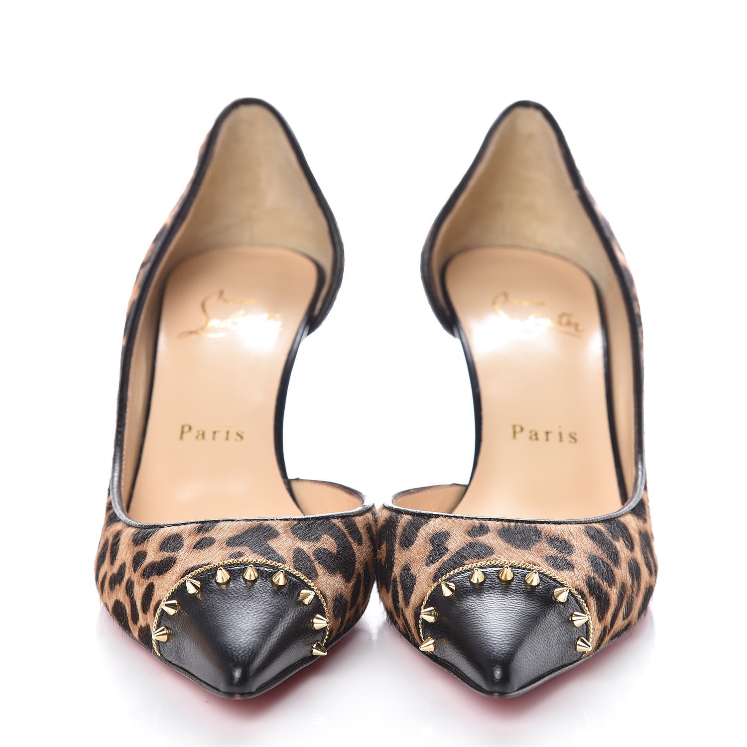 Christian Louboutin Pony Hair Leopard Culturella 70 Pumps 35.5 Brown 2 of 8