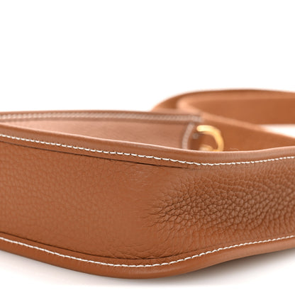 Hermes Taurillon Clemence Evelyne TPM Gold 10 of 11