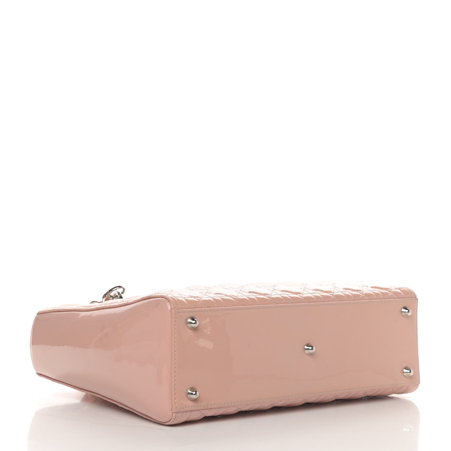 Christian Dior Patent Cannage Large Lady Dior Light Pink 3 of 4