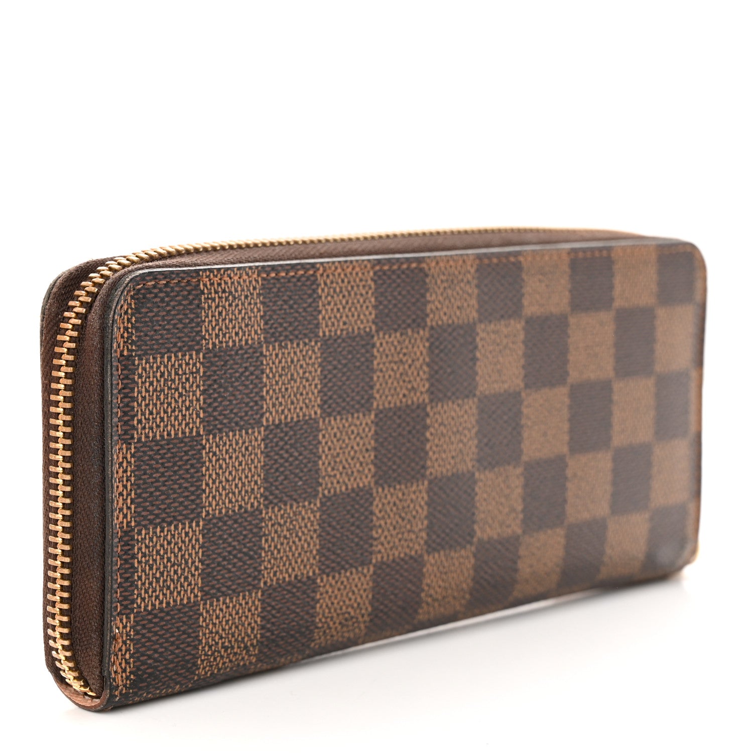 Louis Vuitton Damier Ebene Clemence Wallet Rose Ballerine 3 of 8
