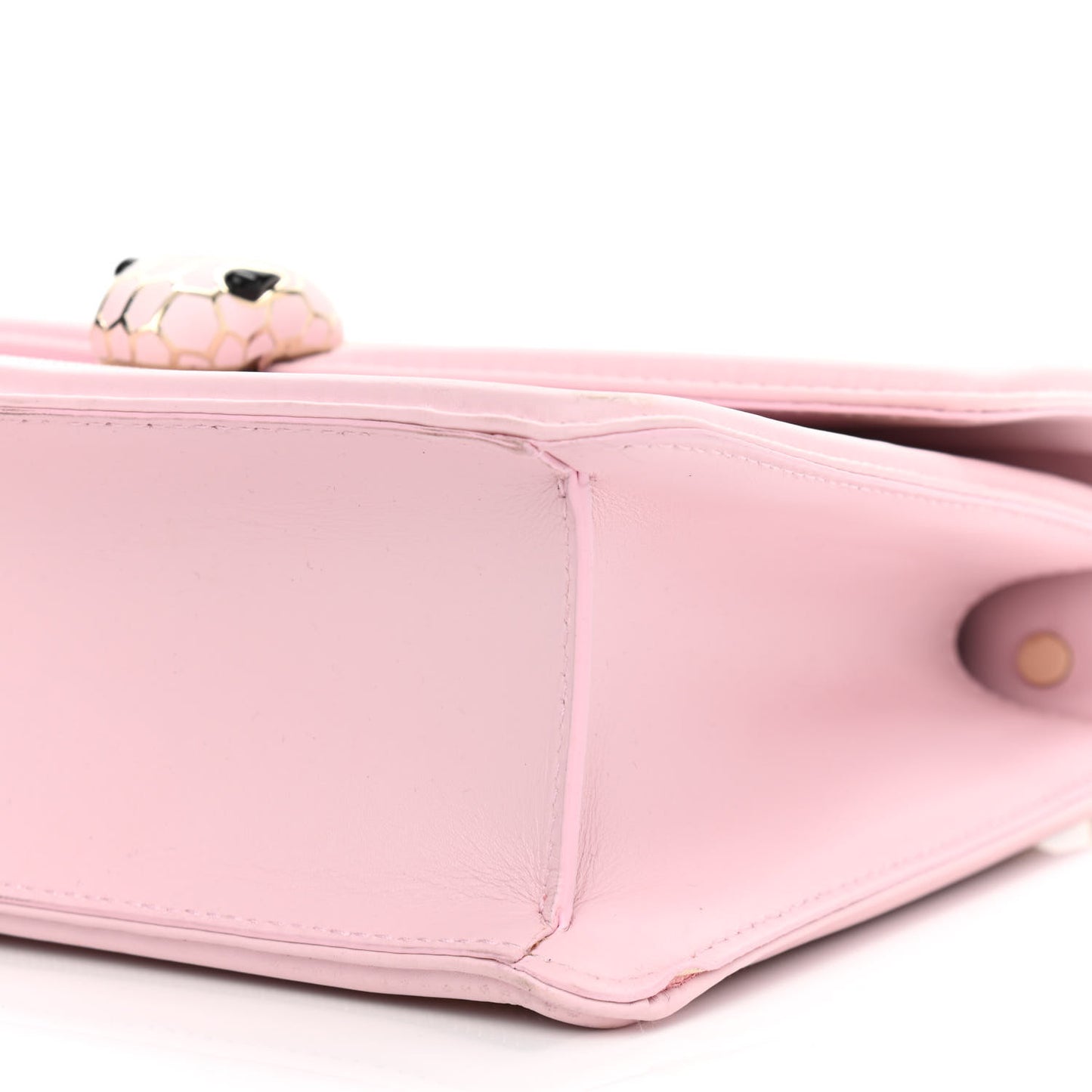 Calfskin Serpenti In Love Forever Crossbody Bag Pink
