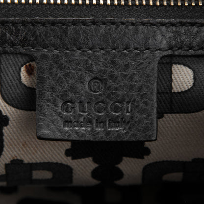 Gucci Calfskin Medium Indy Top Handle Hobo Black 6 of 7
