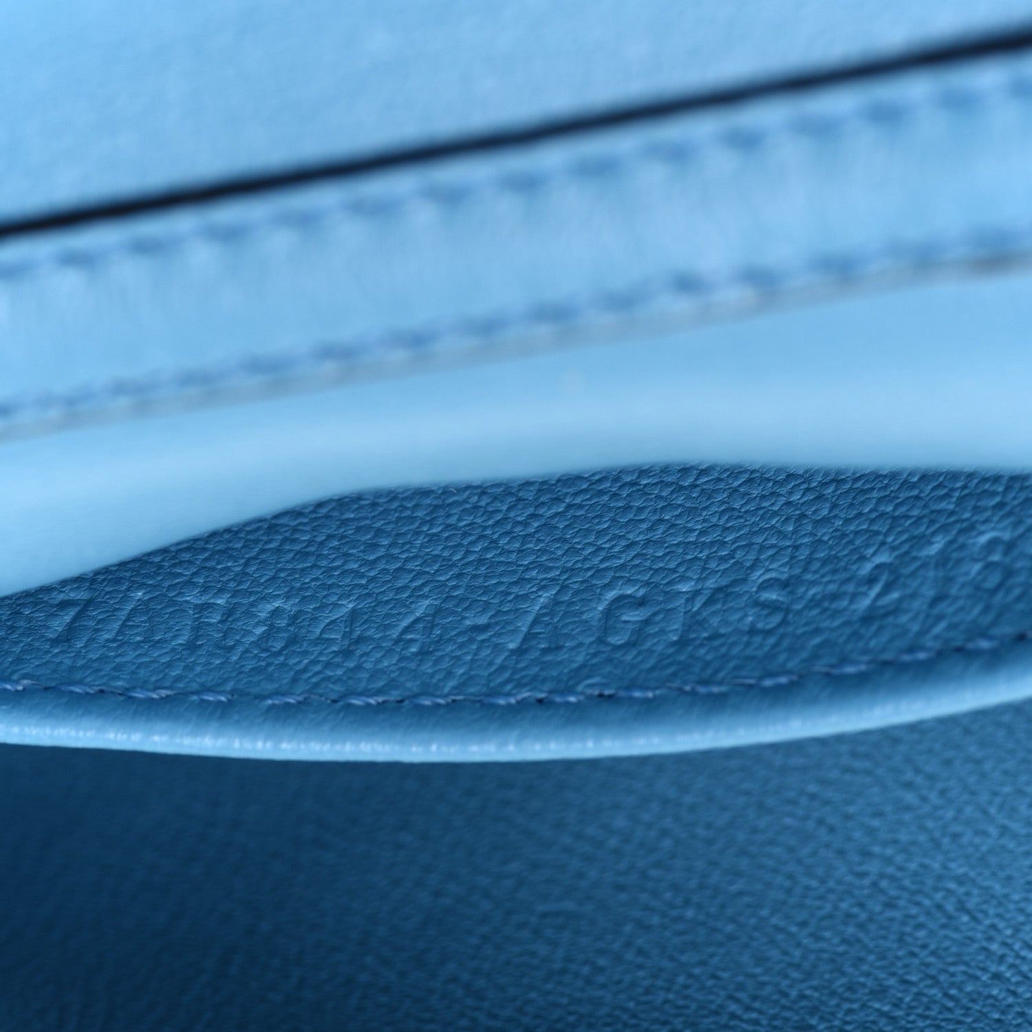 Fendi X SARAH COLEMAN Vitello Liberty Ceylon Micro FF Fish Eye Embossed Nano Baguette Charm Multicolor Cyber Blue 8 of 8