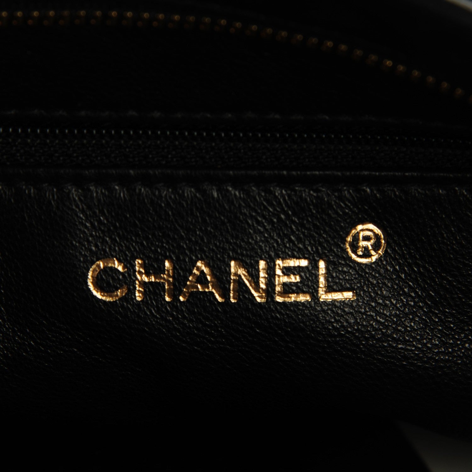 Chanel Lambskin Stitched Tassel Crossbody Black 6 of 8